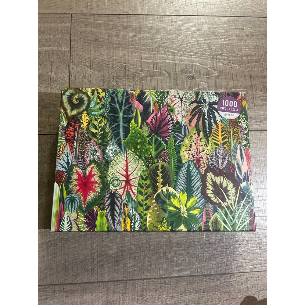 Galison Houseplant Jungle 1000 Piece Puzzle Troy Litten Botanical Tropical Art